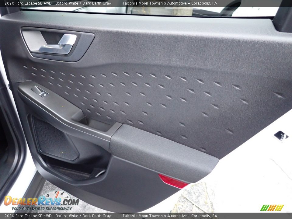 2020 Ford Escape SE 4WD Oxford White / Dark Earth Gray Photo #17