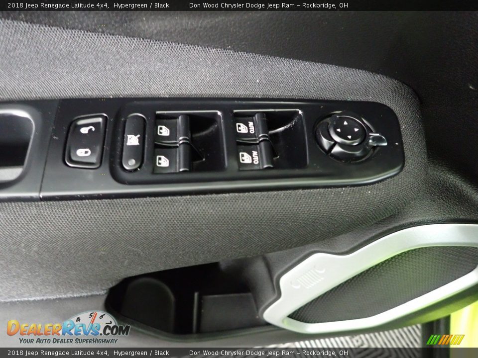 2018 Jeep Renegade Latitude 4x4 Hypergreen / Black Photo #18