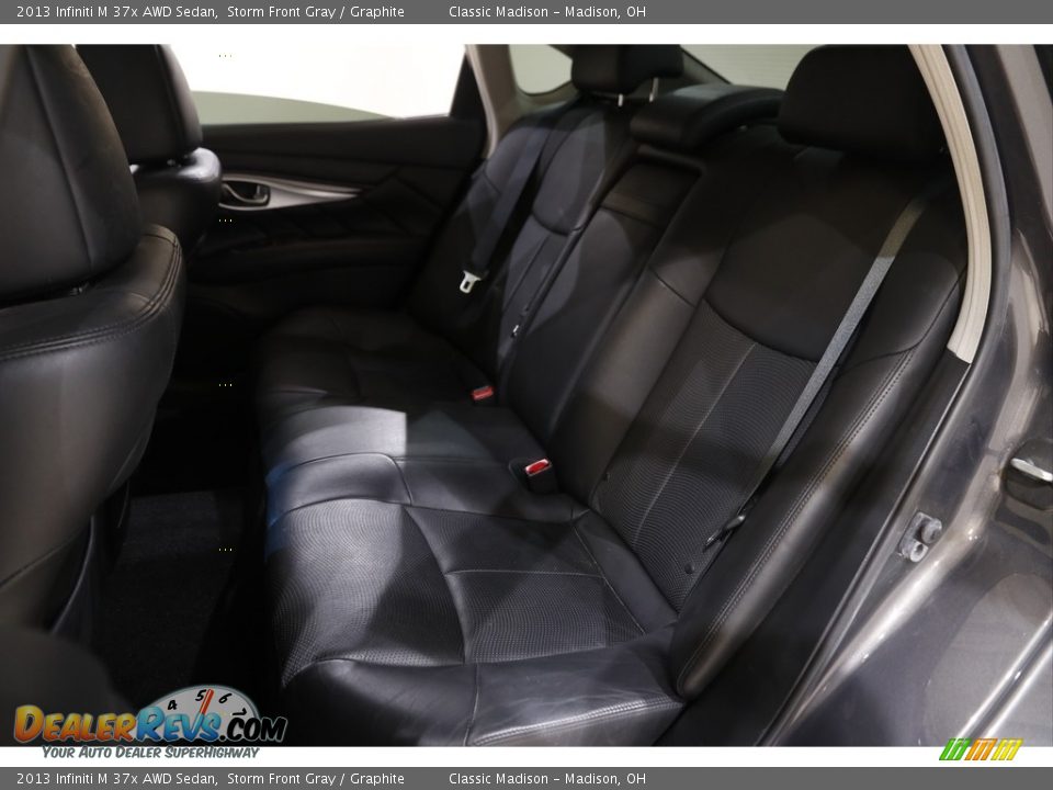 2013 Infiniti M 37x AWD Sedan Storm Front Gray / Graphite Photo #19