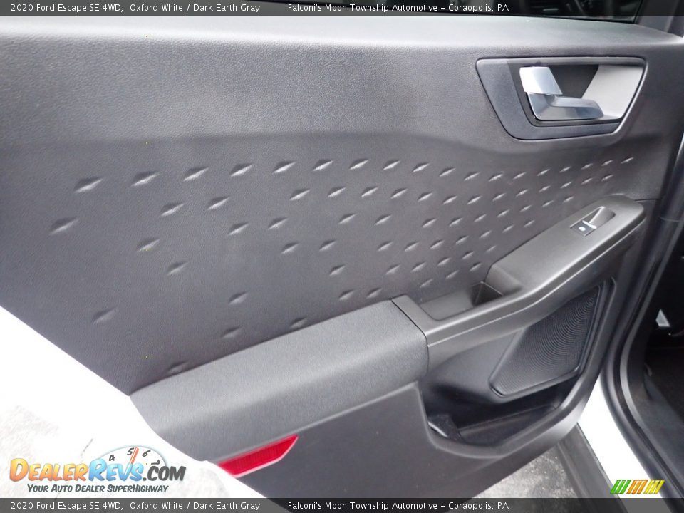 2020 Ford Escape SE 4WD Oxford White / Dark Earth Gray Photo #21