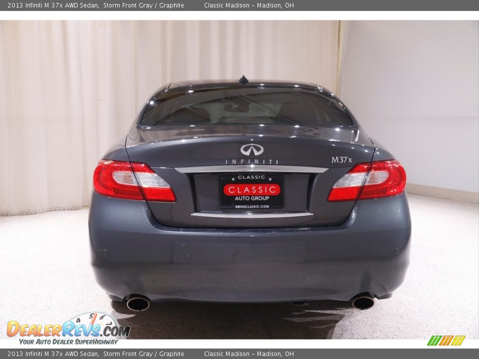 2013 Infiniti M 37x AWD Sedan Storm Front Gray / Graphite Photo #20
