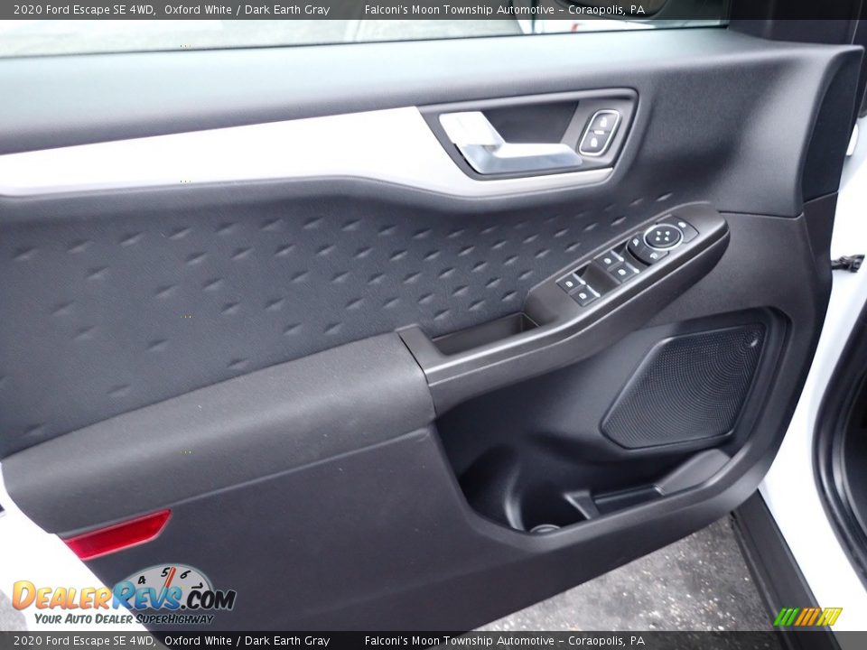 2020 Ford Escape SE 4WD Oxford White / Dark Earth Gray Photo #22