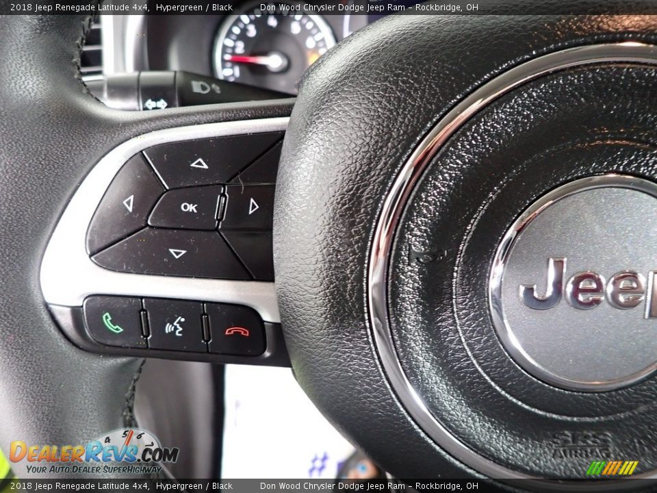 2018 Jeep Renegade Latitude 4x4 Hypergreen / Black Photo #22