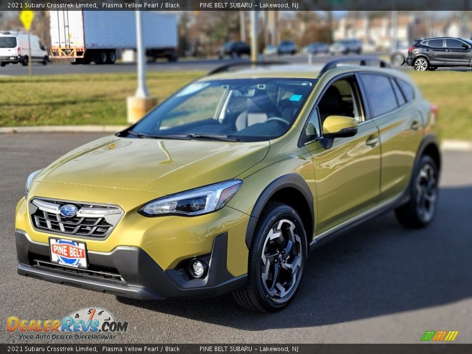 2021 Subaru Crosstrek Limited Plasma Yellow Pearl / Black Photo #1