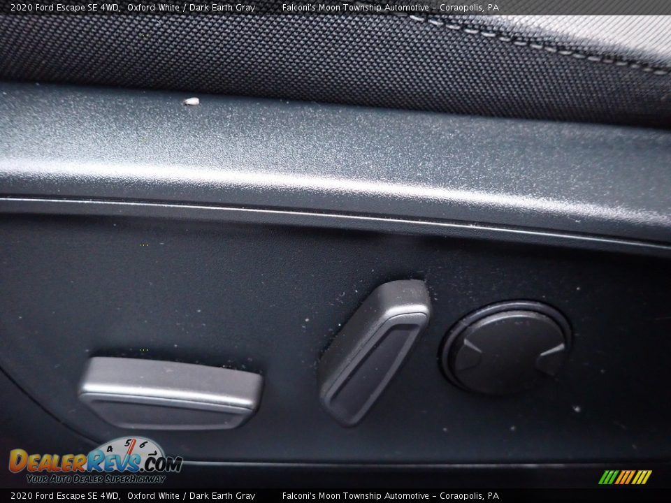 2020 Ford Escape SE 4WD Oxford White / Dark Earth Gray Photo #23