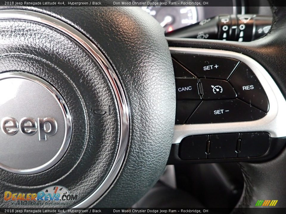 2018 Jeep Renegade Latitude 4x4 Hypergreen / Black Photo #23