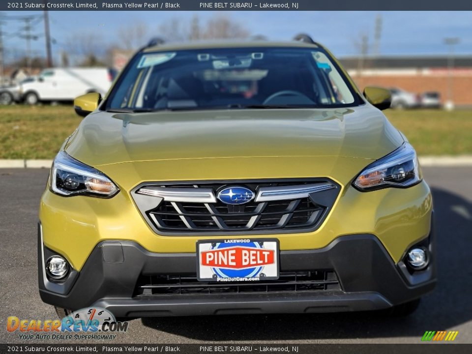 2021 Subaru Crosstrek Limited Plasma Yellow Pearl / Black Photo #3