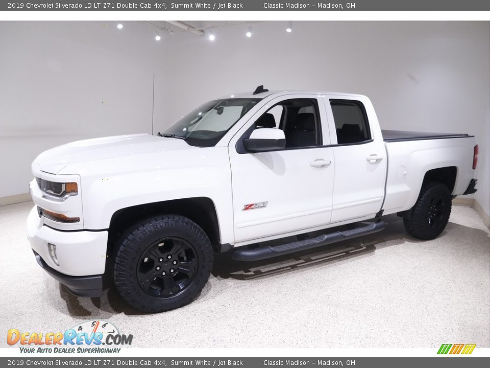 2019 Chevrolet Silverado LD LT Z71 Double Cab 4x4 Summit White / Jet Black Photo #3