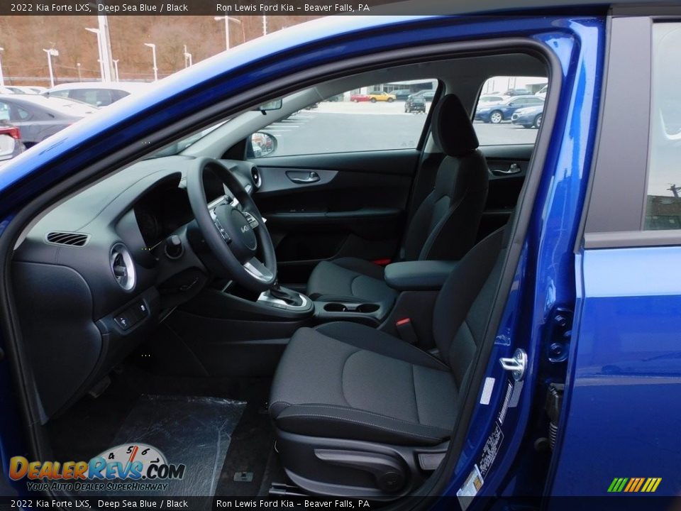 2022 Kia Forte LXS Deep Sea Blue / Black Photo #11
