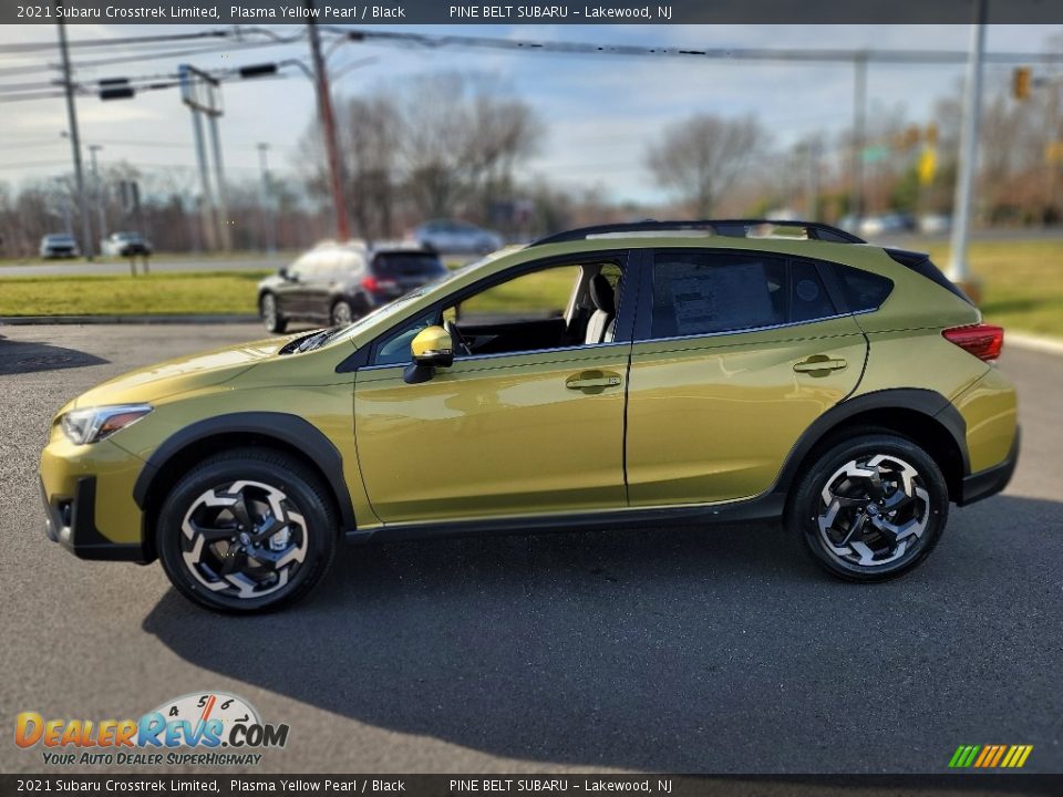 2021 Subaru Crosstrek Limited Plasma Yellow Pearl / Black Photo #6