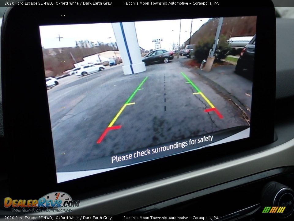 2020 Ford Escape SE 4WD Oxford White / Dark Earth Gray Photo #29