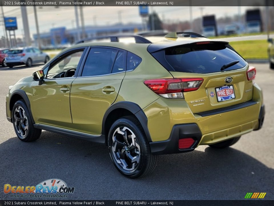 2021 Subaru Crosstrek Limited Plasma Yellow Pearl / Black Photo #7