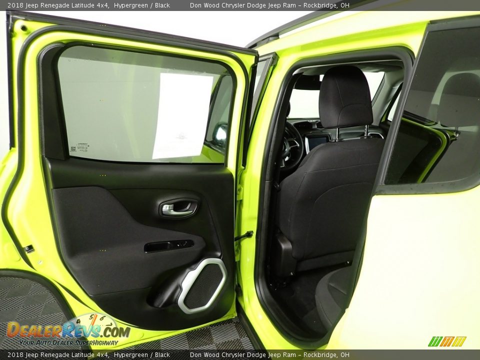 2018 Jeep Renegade Latitude 4x4 Hypergreen / Black Photo #29