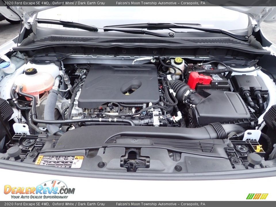 2020 Ford Escape SE 4WD Oxford White / Dark Earth Gray Photo #30
