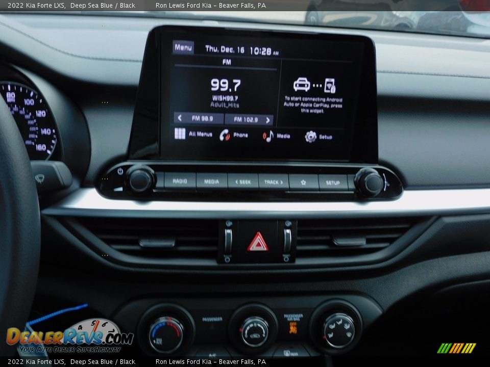 2022 Kia Forte LXS Deep Sea Blue / Black Photo #15