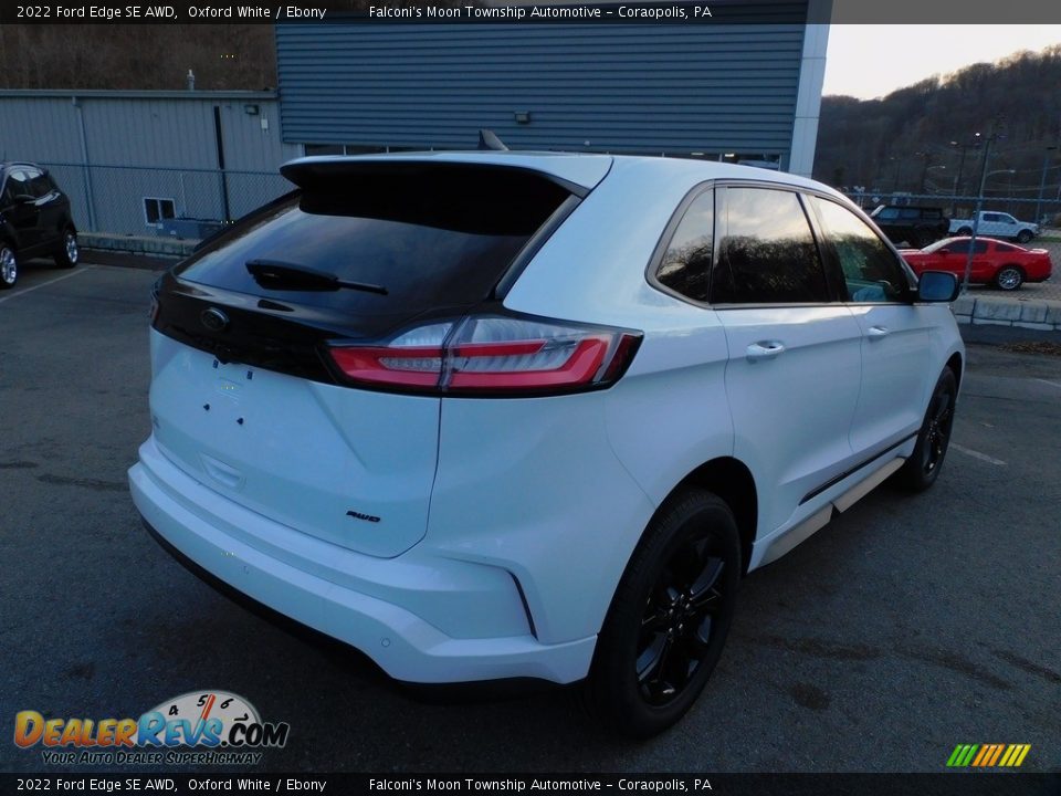 2022 Ford Edge SE AWD Oxford White / Ebony Photo #2