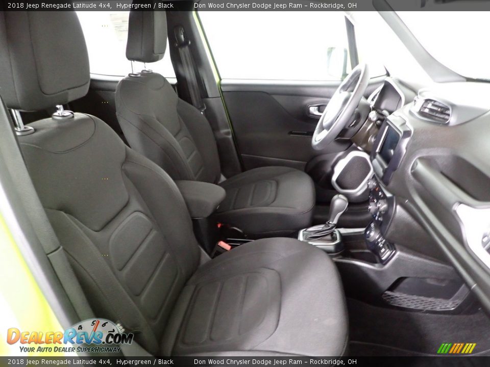 2018 Jeep Renegade Latitude 4x4 Hypergreen / Black Photo #32