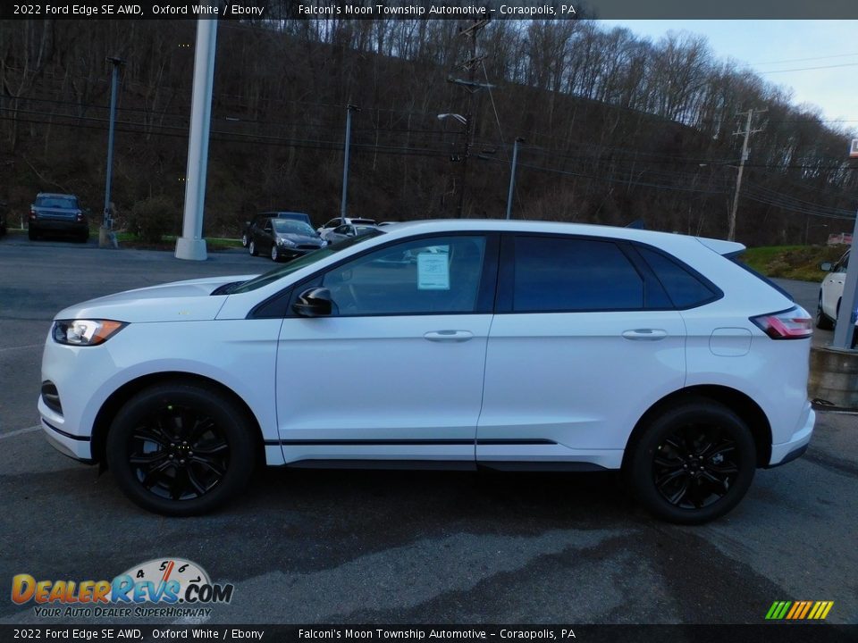 Oxford White 2022 Ford Edge SE AWD Photo #6