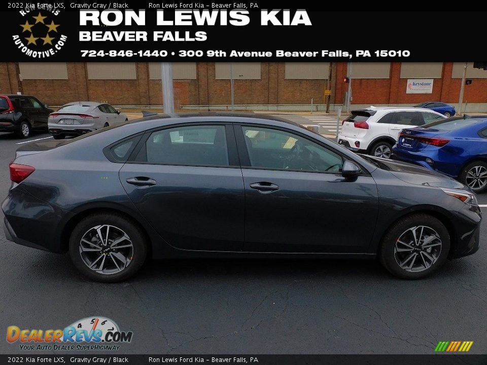 2022 Kia Forte LXS Gravity Gray / Black Photo #1