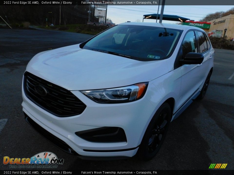 2022 Ford Edge SE AWD Oxford White / Ebony Photo #7