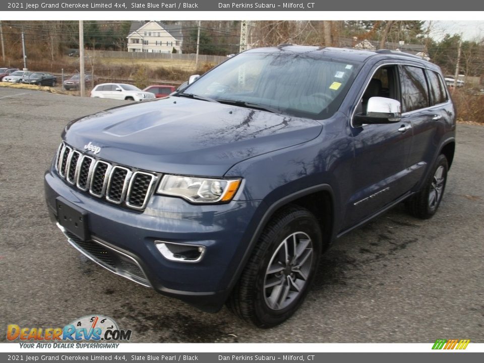 2021 Jeep Grand Cherokee Limited 4x4 Slate Blue Pearl / Black Photo #1