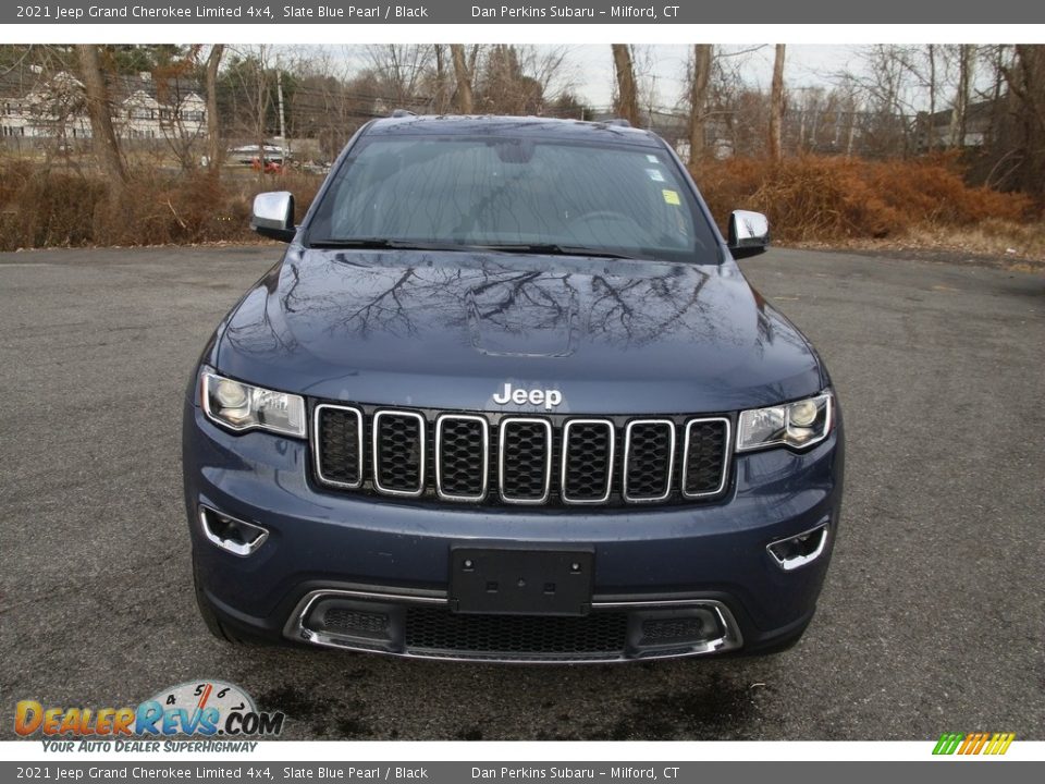2021 Jeep Grand Cherokee Limited 4x4 Slate Blue Pearl / Black Photo #2