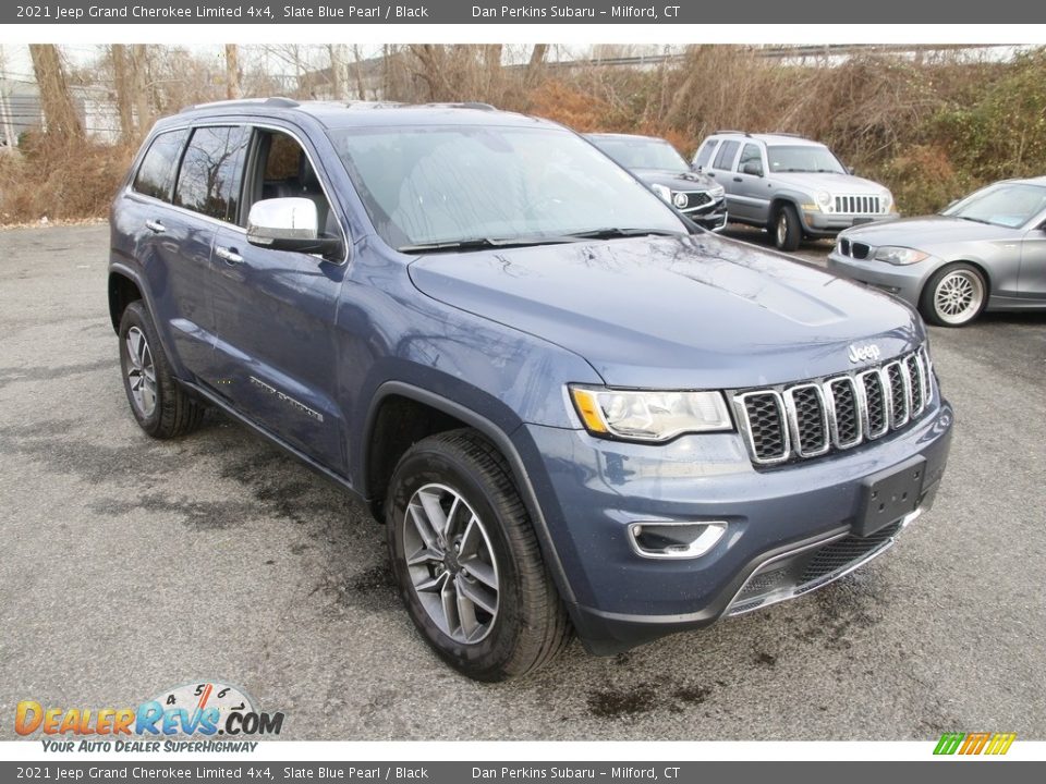 2021 Jeep Grand Cherokee Limited 4x4 Slate Blue Pearl / Black Photo #3