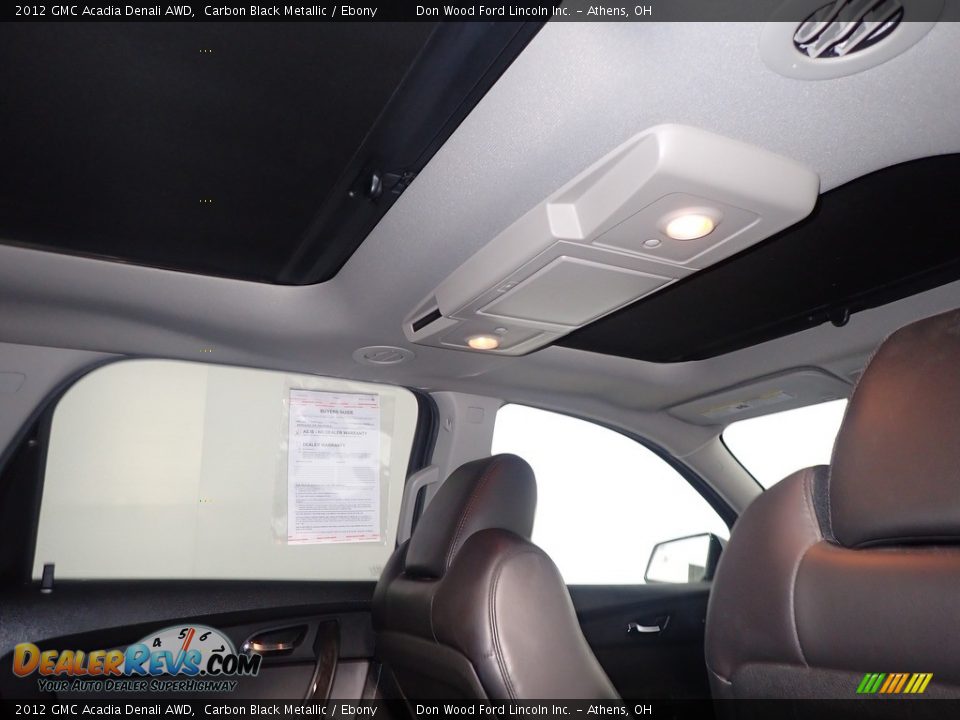 2012 GMC Acadia Denali AWD Carbon Black Metallic / Ebony Photo #2