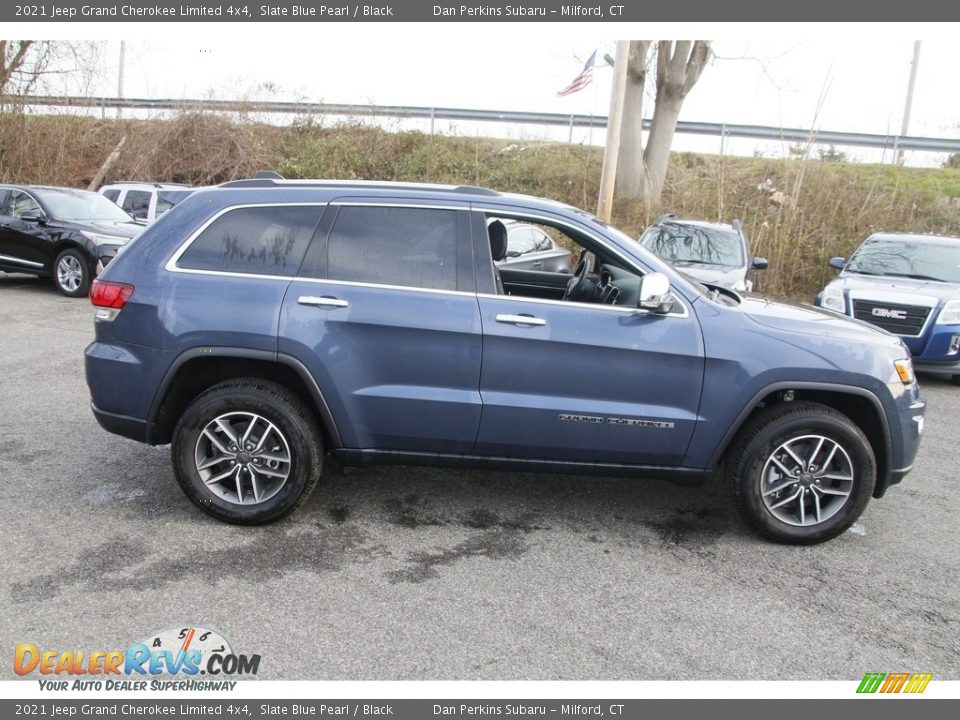 2021 Jeep Grand Cherokee Limited 4x4 Slate Blue Pearl / Black Photo #4
