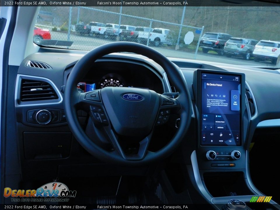 2022 Ford Edge SE AWD Oxford White / Ebony Photo #13