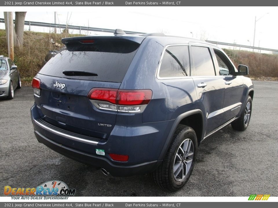 2021 Jeep Grand Cherokee Limited 4x4 Slate Blue Pearl / Black Photo #5