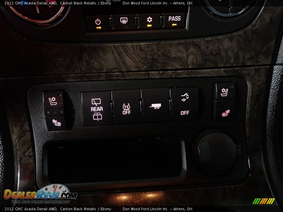 2012 GMC Acadia Denali AWD Carbon Black Metallic / Ebony Photo #4