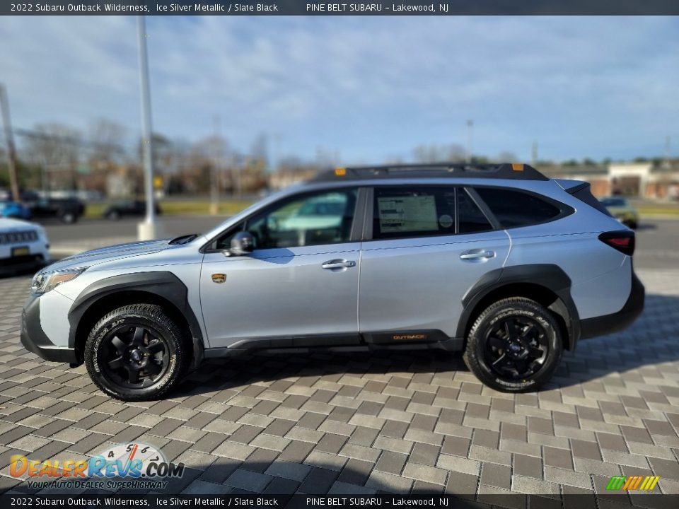 2022 Subaru Outback Wilderness Ice Silver Metallic / Slate Black Photo #6