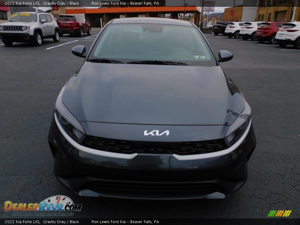 2022 Kia Forte LXS Gravity Gray / Black Photo #8