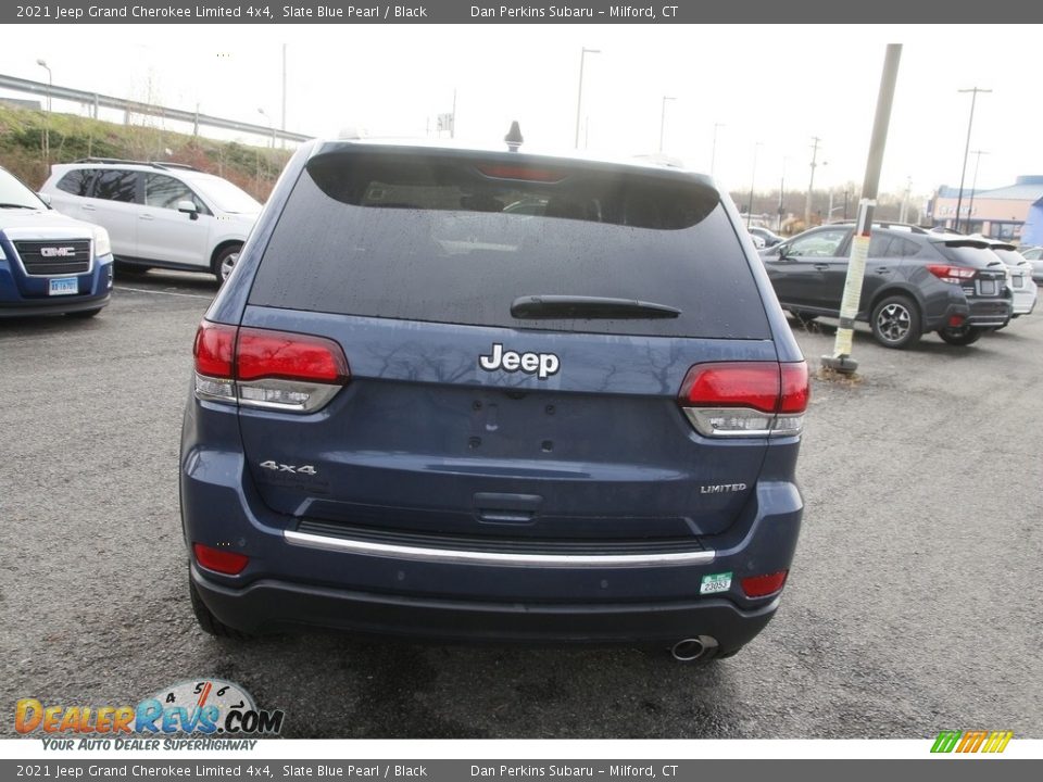 2021 Jeep Grand Cherokee Limited 4x4 Slate Blue Pearl / Black Photo #6