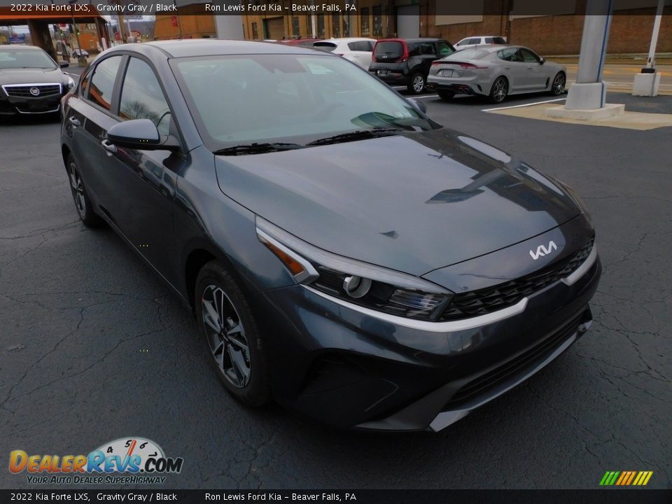 2022 Kia Forte LXS Gravity Gray / Black Photo #9