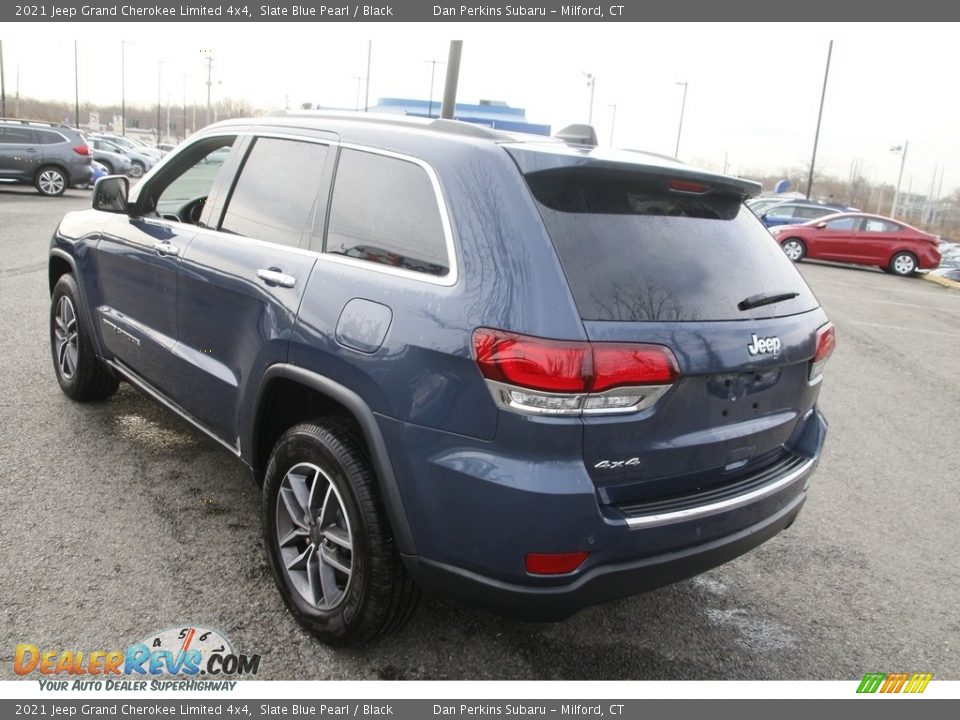 2021 Jeep Grand Cherokee Limited 4x4 Slate Blue Pearl / Black Photo #7