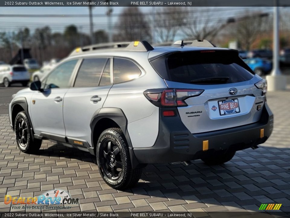 2022 Subaru Outback Wilderness Ice Silver Metallic / Slate Black Photo #7