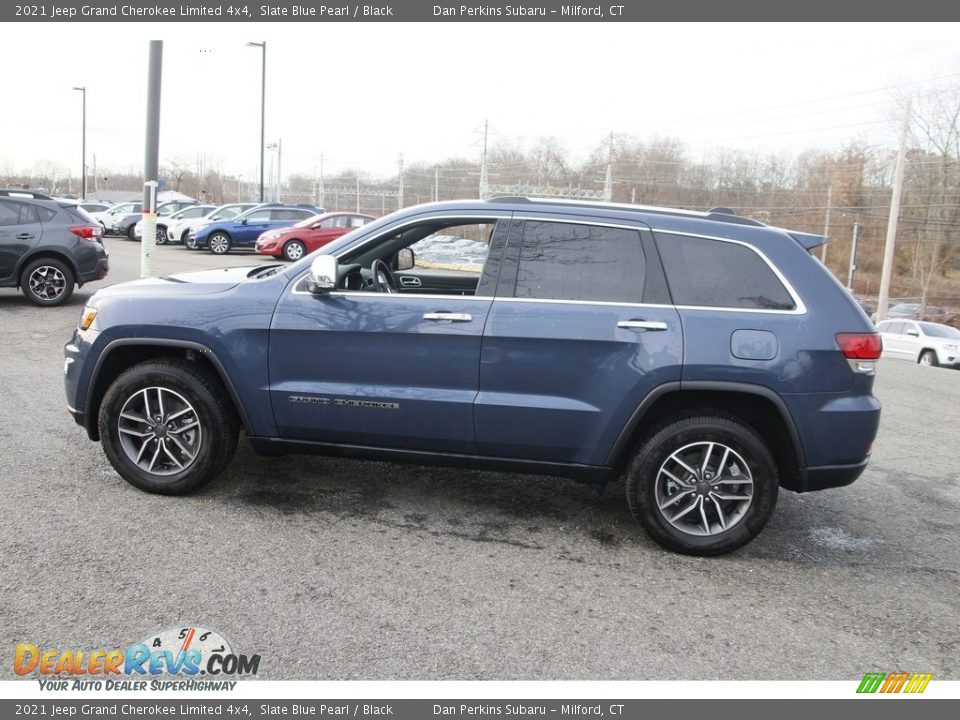 2021 Jeep Grand Cherokee Limited 4x4 Slate Blue Pearl / Black Photo #8