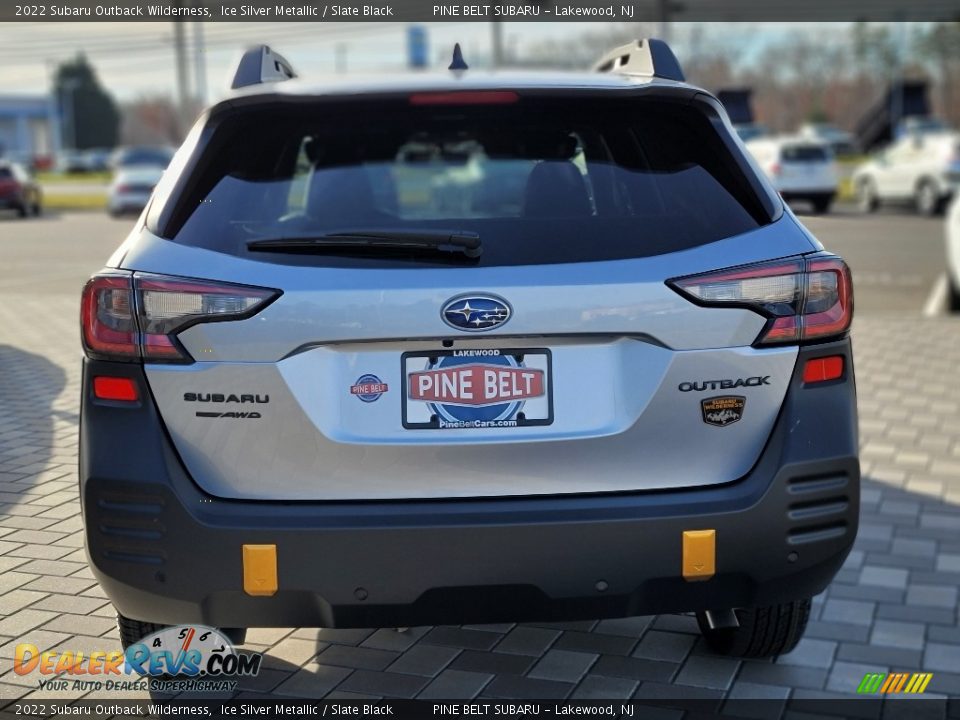 2022 Subaru Outback Wilderness Ice Silver Metallic / Slate Black Photo #8