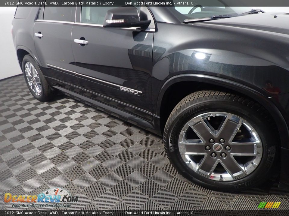 2012 GMC Acadia Denali AWD Carbon Black Metallic / Ebony Photo #7