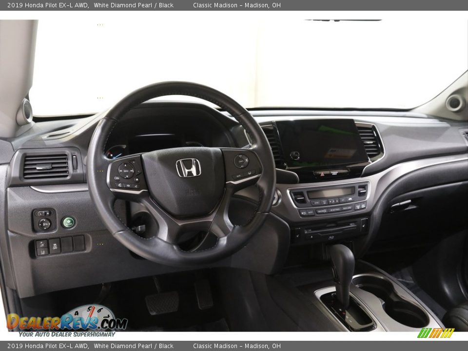 2019 Honda Pilot EX-L AWD White Diamond Pearl / Black Photo #6