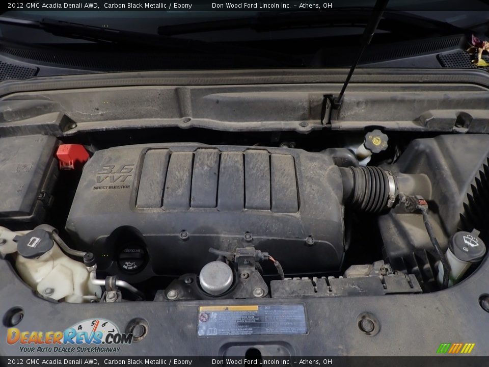 2012 GMC Acadia Denali AWD Carbon Black Metallic / Ebony Photo #10