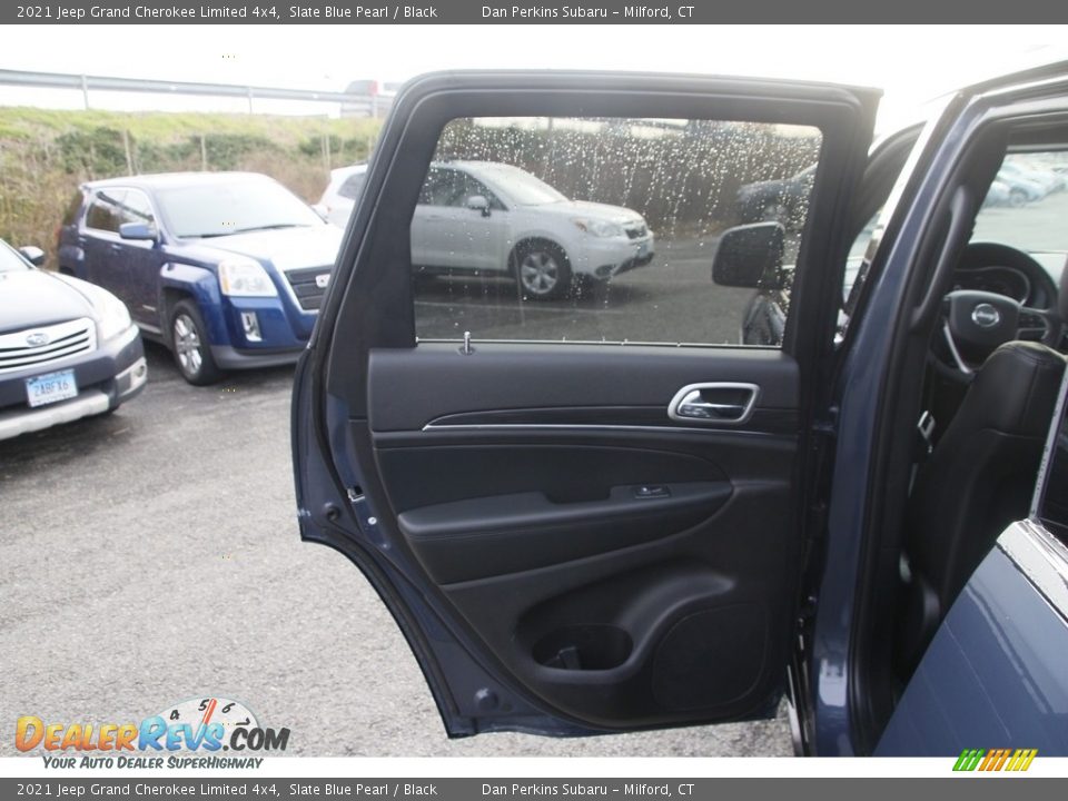 2021 Jeep Grand Cherokee Limited 4x4 Slate Blue Pearl / Black Photo #12
