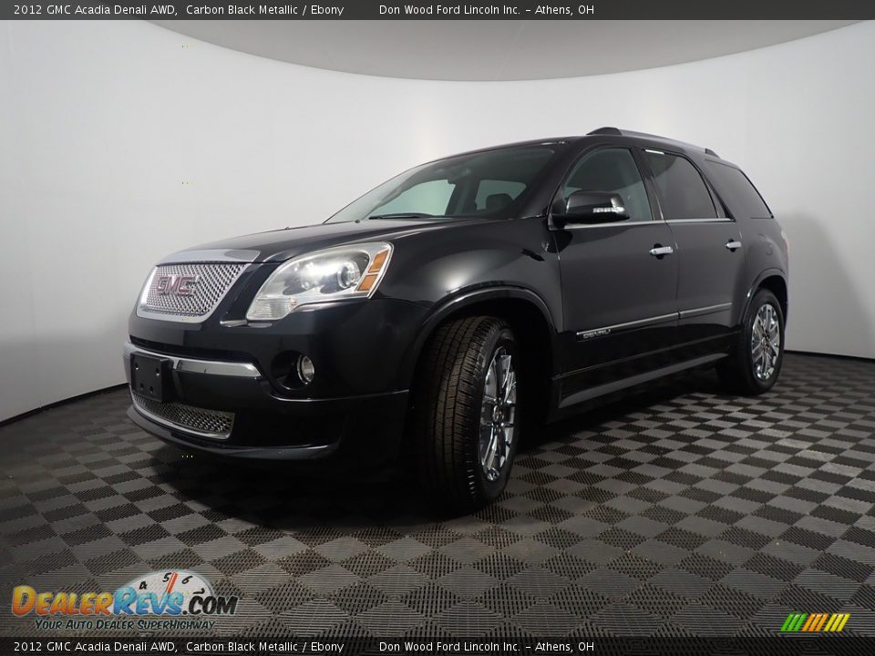 2012 GMC Acadia Denali AWD Carbon Black Metallic / Ebony Photo #11