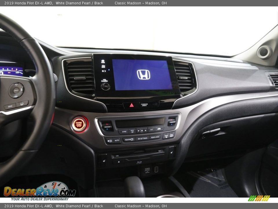 2019 Honda Pilot EX-L AWD White Diamond Pearl / Black Photo #9