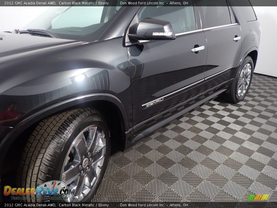 2012 GMC Acadia Denali AWD Carbon Black Metallic / Ebony Photo #13