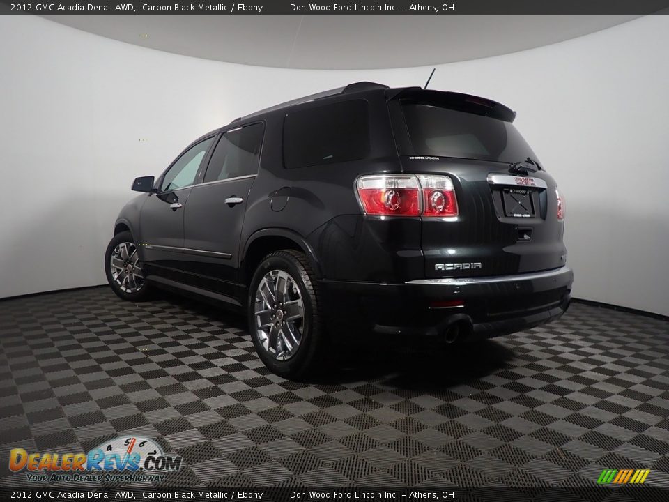 2012 GMC Acadia Denali AWD Carbon Black Metallic / Ebony Photo #14