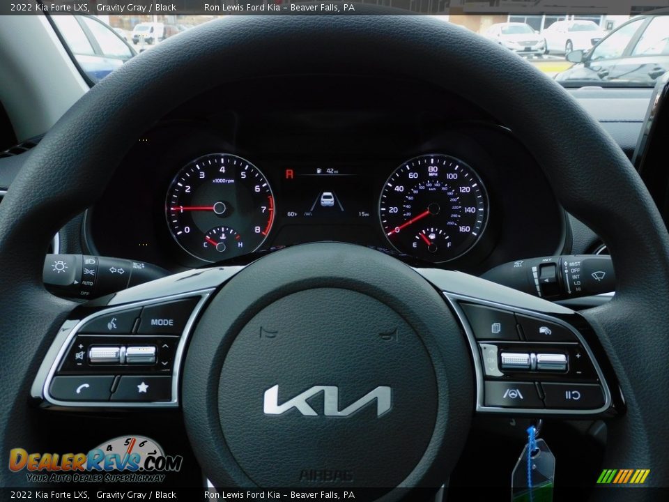 2022 Kia Forte LXS Gravity Gray / Black Photo #19