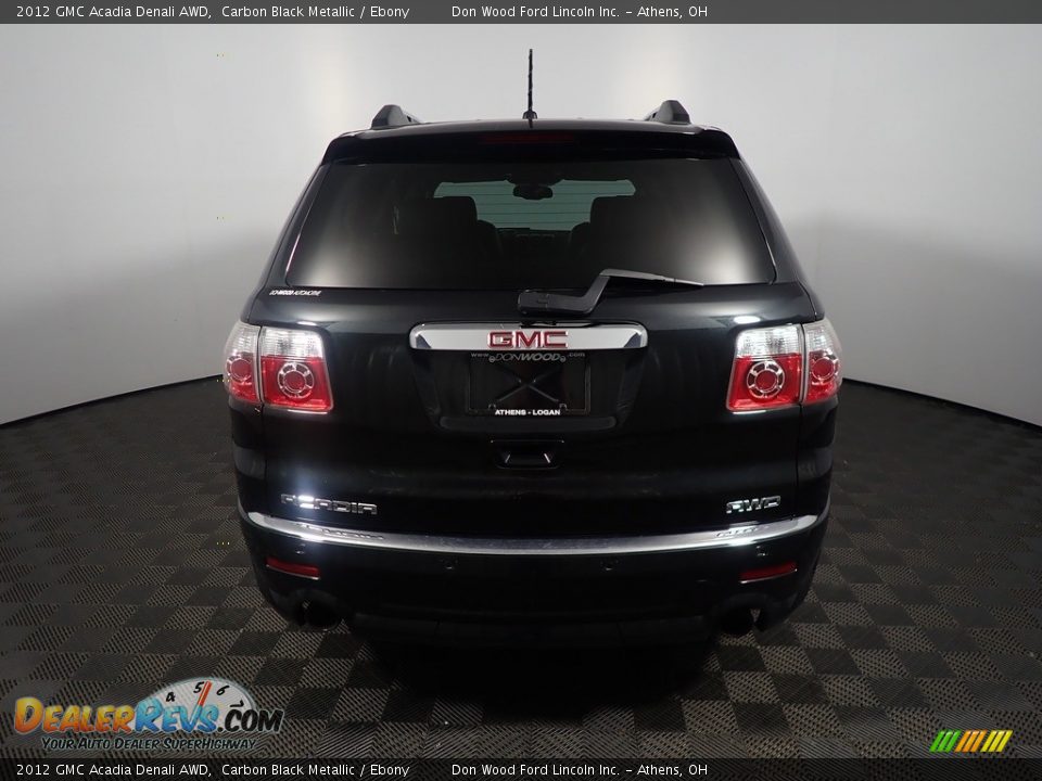 2012 GMC Acadia Denali AWD Carbon Black Metallic / Ebony Photo #16